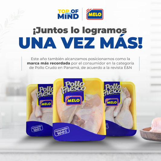 Alimentos Melo, Marca líder en el Mercado (TOM) 2023
