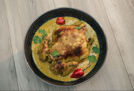 Pollo Bola en salsa Curry🍽