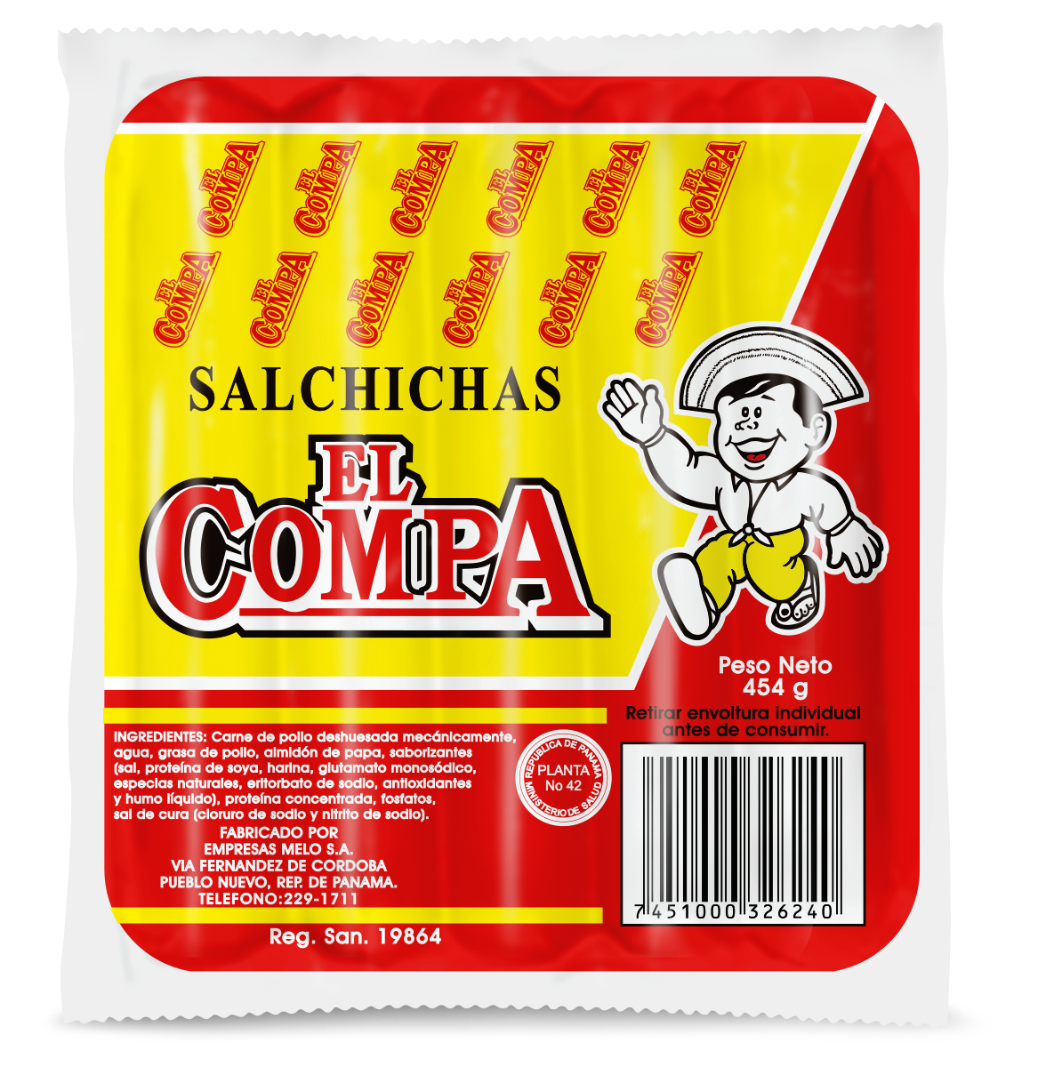 Salchicha El Compa Regular