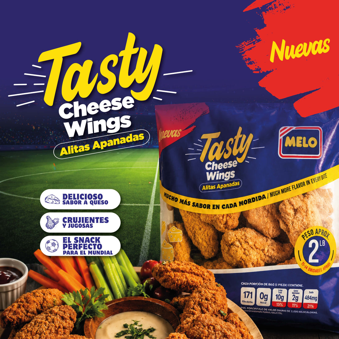 Alitas Tasty Cheese Wings