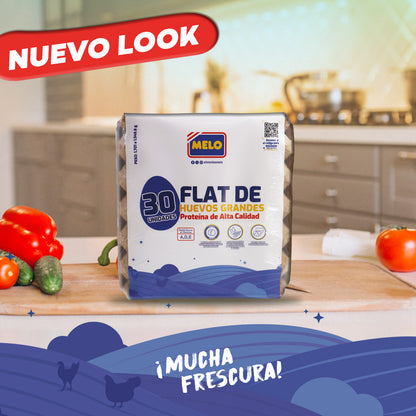Flat de Huevos (Bandeja con 30 Unidades)