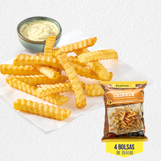Papas Ecofrost Crikle Ondulada