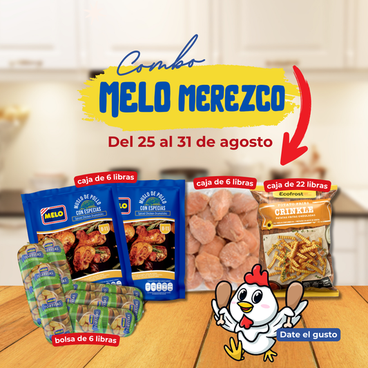 Combo Melo Merezco (Válido del 25 al 31 de agosto)